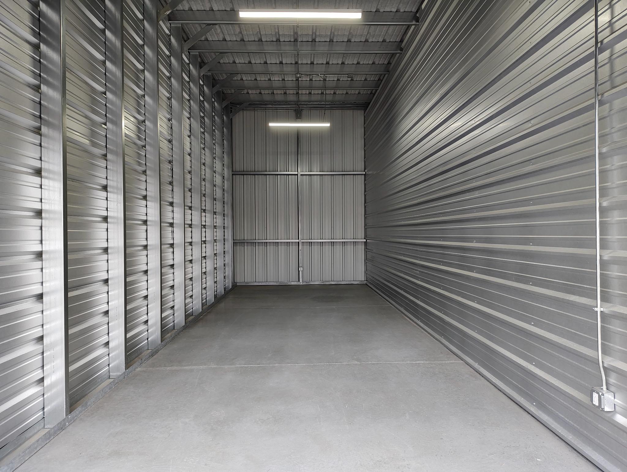 empty metal contractor bay