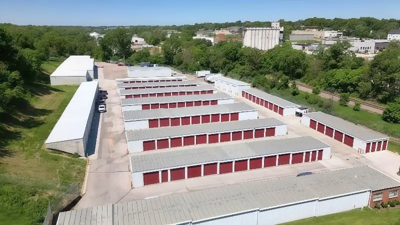storage facility with warehouse and outdoor parking in omaha ne