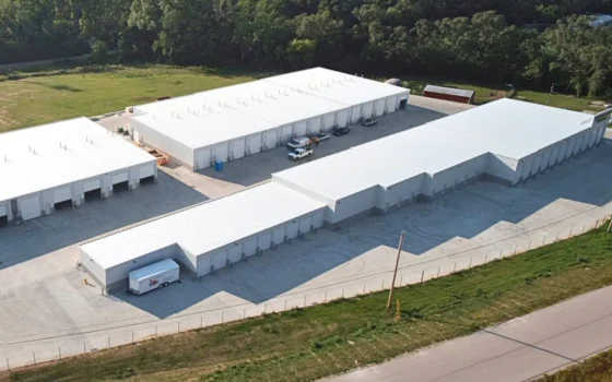 contractor bay, warehouse, and shop space buildings