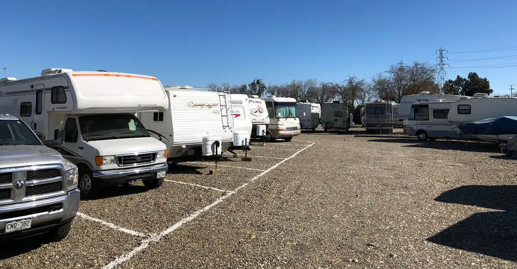 outdoor parking for RV's, boats, and trailers