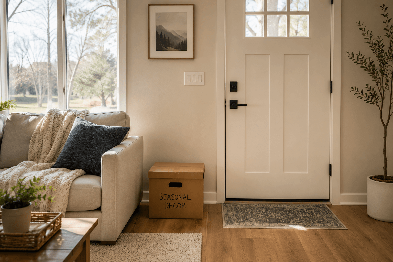 Cozy Minimalist Entryway Living Room (1) (1)